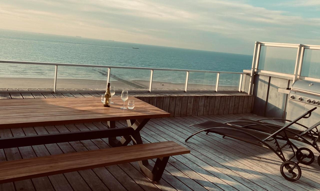 Penthouse Sea-Loft Blankenberge, Uniek Zeezicht, Luxeloft Met 40M2 Terras! Apartment Exterior photo