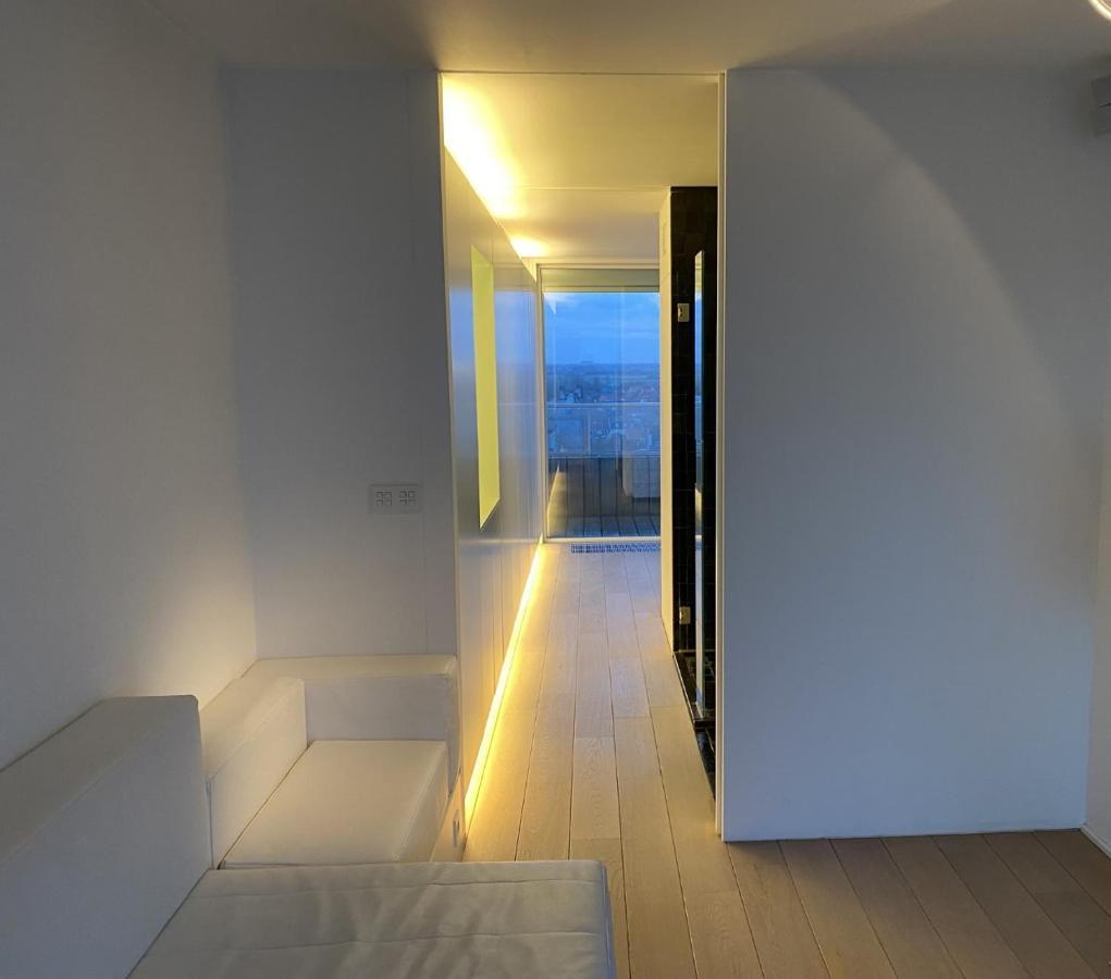Penthouse Sea-Loft Blankenberge, Uniek Zeezicht, Luxeloft Met 40M2 Terras! Apartment Exterior photo